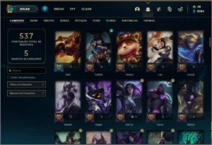 Conta Prata 1 MONO ADC - League of Legends LOL
