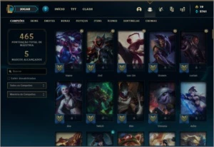 Conta Prata 1 MONO ADC - League of Legends LOL
