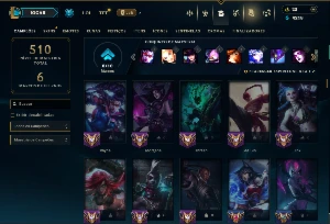 Unranked com 150 Champs e 129 Skins ( ADC / MID / JG / SUP ) - League of Legends LOL