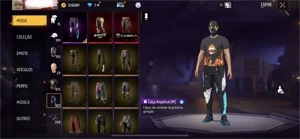CONTA FREE FIRE, MESTRE S1/S2, CONTA EM GUILD ANGELICAL FIXO