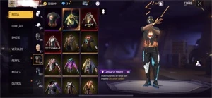 CONTA FREE FIRE, MESTRE S1/S2, CONTA EM GUILD ANGELICAL FIXO