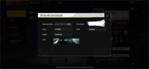 CONTA FREE FIRE, MESTRE S1/S2, CONTA EM GUILD ANGELICAL FIXO
