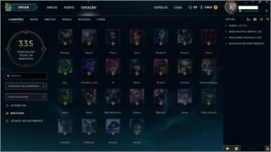 Conta LoL +100 Campeões e 40 Skins - League of Legends