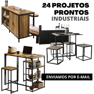 24 Projetos Prontos Para Móveis Industriais – Pdf 2024 - eBooks