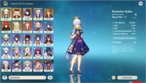 AR 51 - AYAKA, KLEE, BAAL, CHILDE, DILUC - Genshin Impact