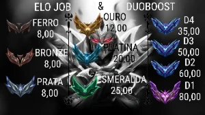 Elo Job & Duoboost Barato! - League of Legends LOL