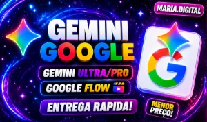 Gemini Ultra/Pro Google Flow - (Menor Preço) - 30 DIAS - Inteligência Artificial