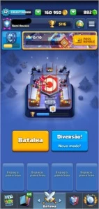 CONTA CLASH ROYALE NÍVEL 12