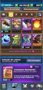 CONTA CLASH ROYALE NÍVEL 12