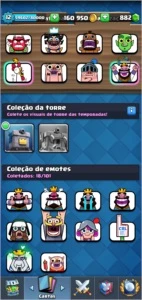 CONTA CLASH ROYALE NÍVEL 12