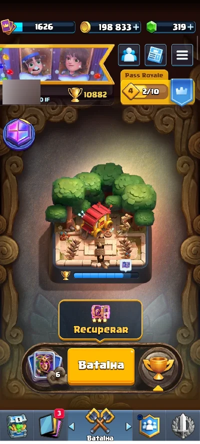 Conta Clash Royale