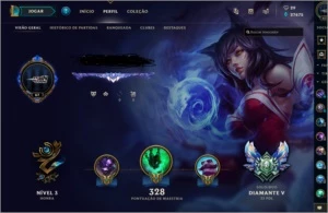 Conta Diamante V ( LOL ) COMPLETA COM 100 SKINS - League of Legends
