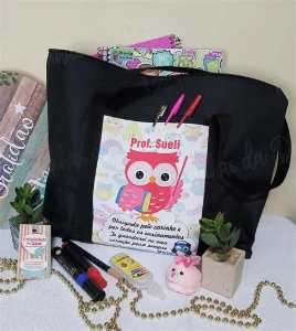 Kit com 15 Bolsas para Professores - Artesanato e Personalizados