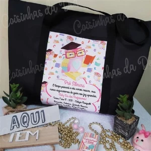 Kit com 15 Bolsas para Professores - Artesanato e Personalizados