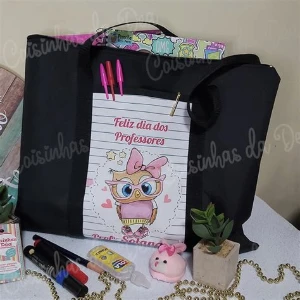 Kit com 15 Bolsas para Professores - Artesanato e Personalizados