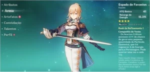Conta com Jean - Genshin Impact