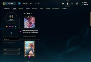 Conta ferro 1 com 28 Champs e 24 Skins + 1 Prestigio - League of Legends LOL