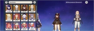 Genshin AR 55 Shogun, Ayaka, Hutao, total 7 itens 5* - Genshin Impact