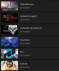 Conta Fortnite + jogos Epic games
