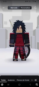 Conta roblox com 2 skin de anime e lv Max no blox fruit