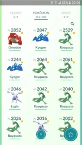 Conta de Pokémon GO