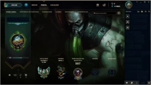 Conta no lol com 764 Skin e Icones exclusivos - League of Legends