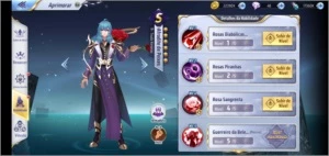 Conta top Saint Seiya awakening vários personagens fortes SSA