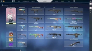 CONTA VALORANT COM SKINS COM TOTAL GASTO: BRL433.20