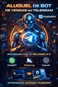 Aluguel de bot de vendas