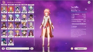 GENSHIN (Conta pessoal) - 12 Personagens 5 ⭐ - AR 58 - Genshin Impact