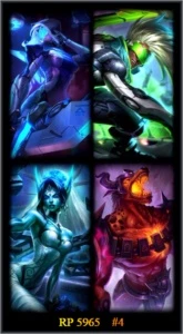 Gold, skins e icones projeto, ótimo mmr - League of Legends LOL