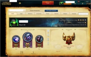 Gold, skins e icones projeto, ótimo mmr - League of Legends LOL