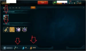 Gold, skins e icones projeto, ótimo mmr - League of Legends LOL