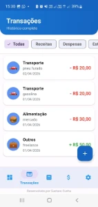 App de gestão financeira com dashboard, calculadora de impos - Sites, Lojas e Sistemas Prontos Sites e Scripts