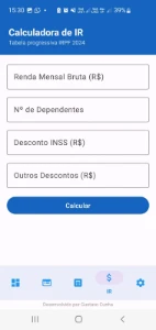 App de gestão financeira com dashboard, calculadora de impos - Sites, Lojas e Sistemas Prontos Sites e Scripts