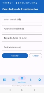 App de gestão financeira com dashboard, calculadora de impos - Sites, Lojas e Sistemas Prontos Sites e Scripts