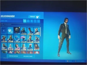 Conta Fortnite com muitas skins