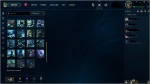 CONTA DIAMOND 1 ( POUCOS GAMES ) - League of Legends LOL
