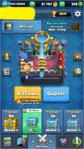 Conta na arena Lendária com várias lendárias - Clash Royale