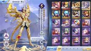 Atena / Poseidon / Milo Divino A136 - Saint Seiya Awakening SSA