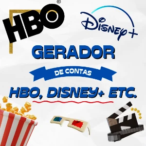 Gerador De Contas HBO, Disney+ etc. (100% Funcional) - Assinaturas e Premium