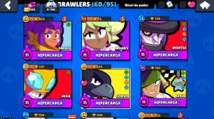 Conta Brawl Stars 19K Troféus 4 Lendarios