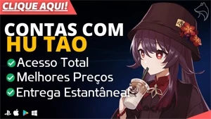 CONTA GENSHIN IMPACT COM HU TAO AR7-10+ | ENVIO RÁPIDO!!
