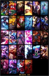 CONTA LOL PRATA - 82 CHAMPS - League of Legends