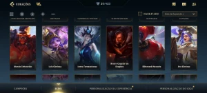 Conta Wild Rift com todos os campeões e com 31 skins - League of Legends: Wild Rift LOL WR