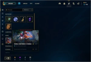 Conta ouro 1 e ouro 2 flex com 6 skins e 34 champs - League of Legends LOL