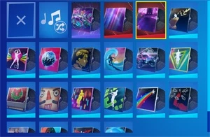 CONTA FORTNITE SKINS RARAS E LENDARIAS E 350 V-BUCKS
