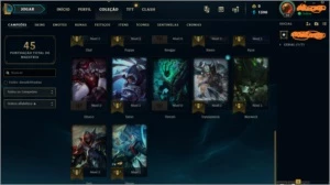 Conta lvl 38 Diamond 4 MMR de d3,d2 27 champions, 3910 EAs. - League of Legends LOL