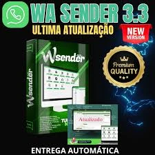 Wa Sender 3.2 + Wa Sender 3.3 Combo Completo - Vitalicio - Softwares e Licenças