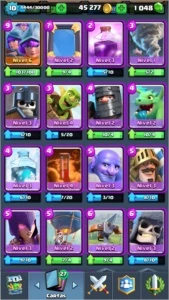 Conta Clash Royale Lv 10 + 5 Cartas Lendárias + 1000 Gemas